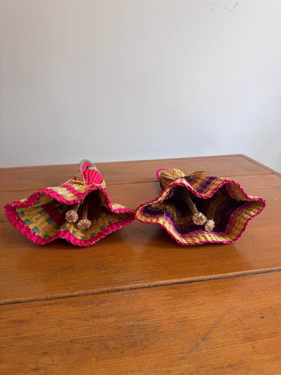 Woven Native Dolls Hand Made Toy