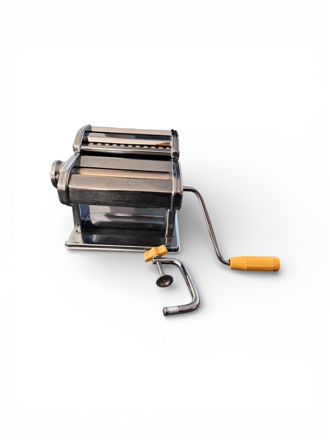 Marcato Atlas Counter Top Pasta Maker with Attachment and Clamp Kitchen Cooking Utensil 