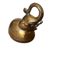 Brass Elephant Trinket Box