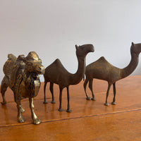 Etched Brass Camel Figures Vintage (Sold Separately)