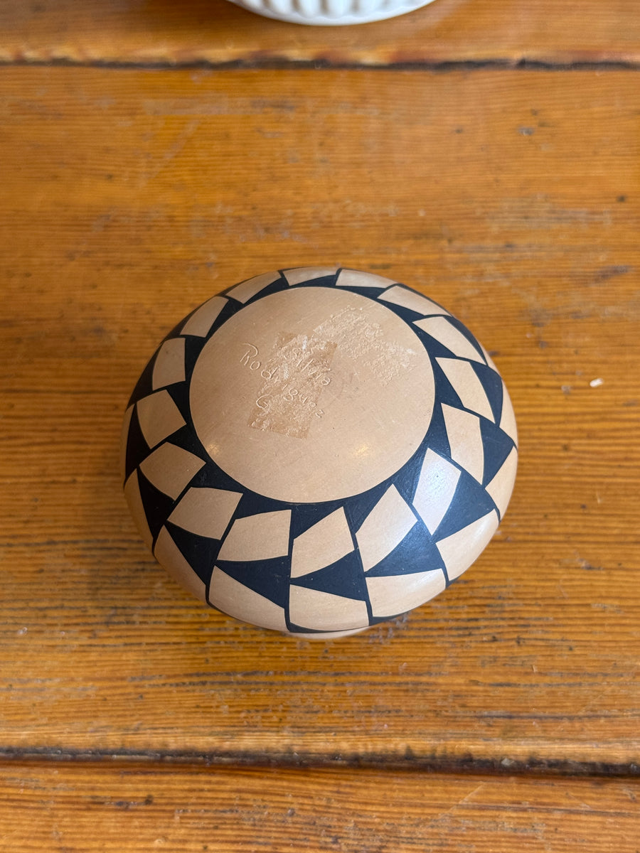 Native Basket and Clay Pot Ceramic Vase Sold Separately