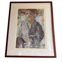 Watercolor Painting Portrait of a Woman - WA Local Artist