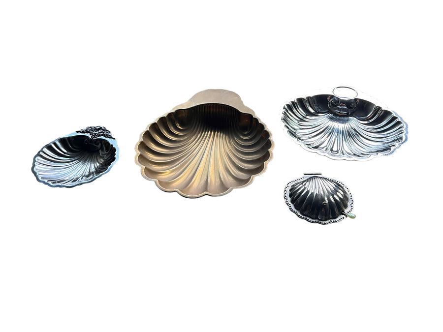 Metal Shell Bowls Dishes (Sold Separately)