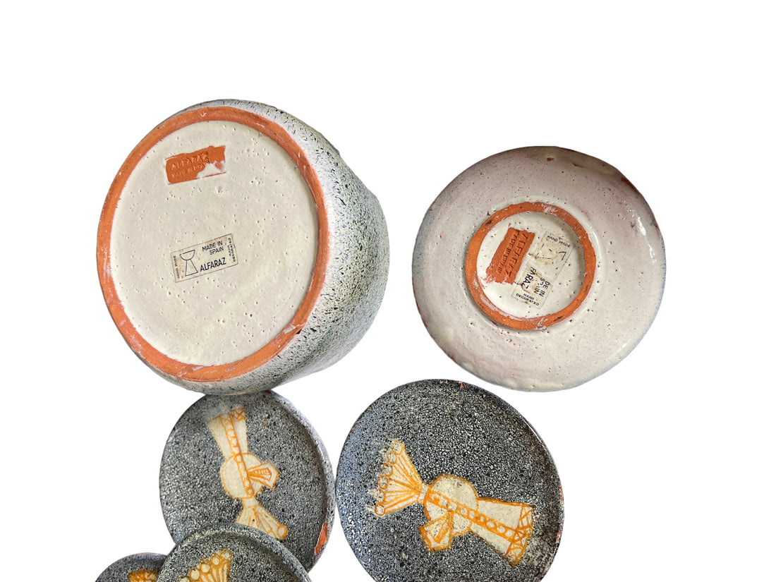 Alfaraz Spanish Ceramic Tapa's Dish Set