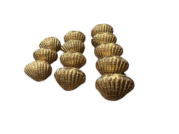 Brass Shell Table Place Holders Set of 12