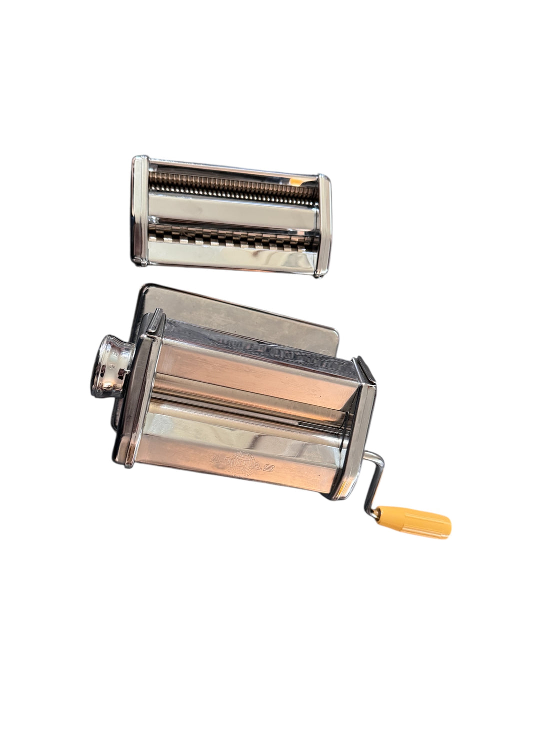 Marcato Atlas Counter Top Pasta Maker with Attachment and Clamp Kitchen Cooking Utensil 