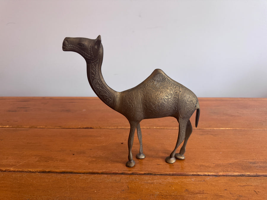 Etched Brass Camel Figures Vintage (Sold Separately)