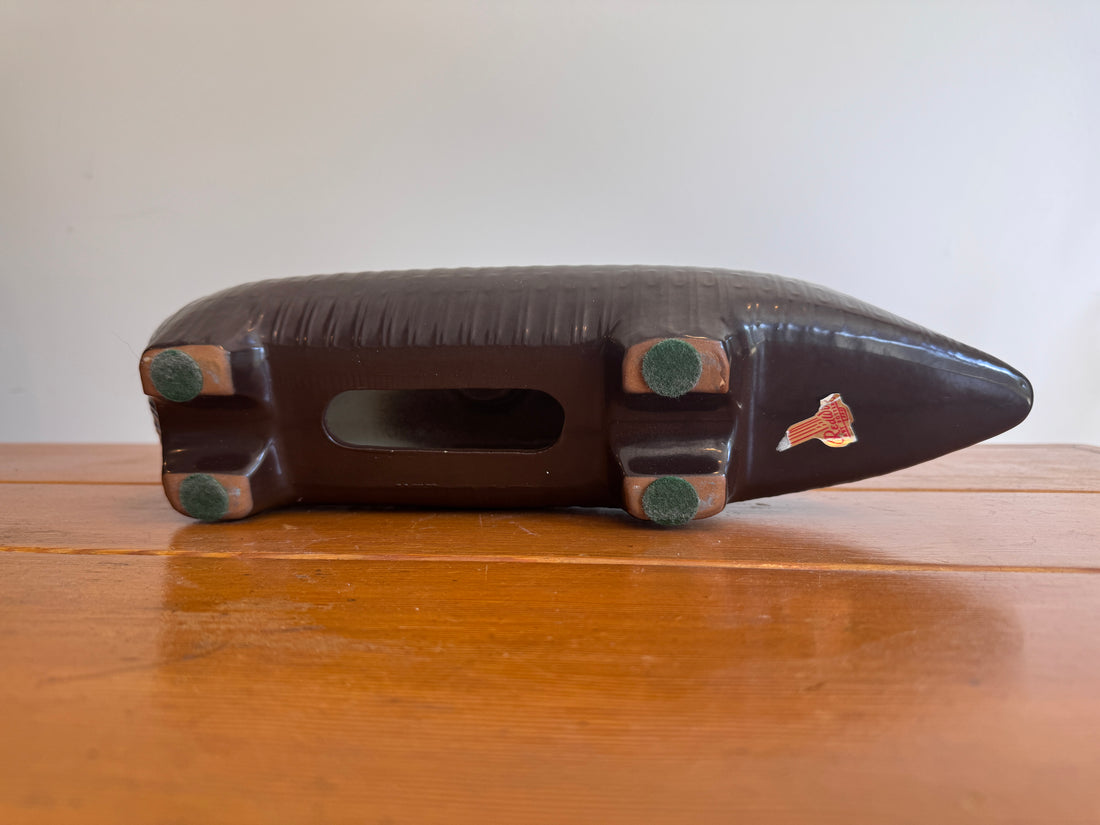 Rare Redwing Ceramic Pig Candle Holder