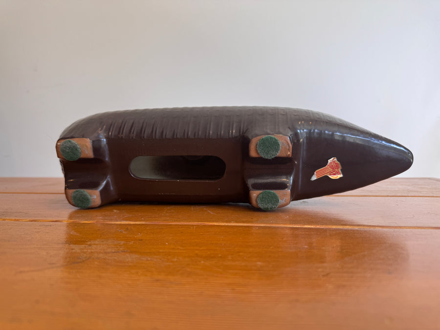 Rare Redwing Ceramic Pig Candle Holder