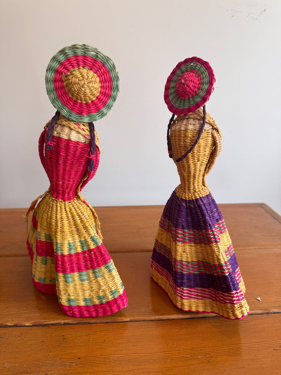 Woven Native Dolls Hand Made Toy