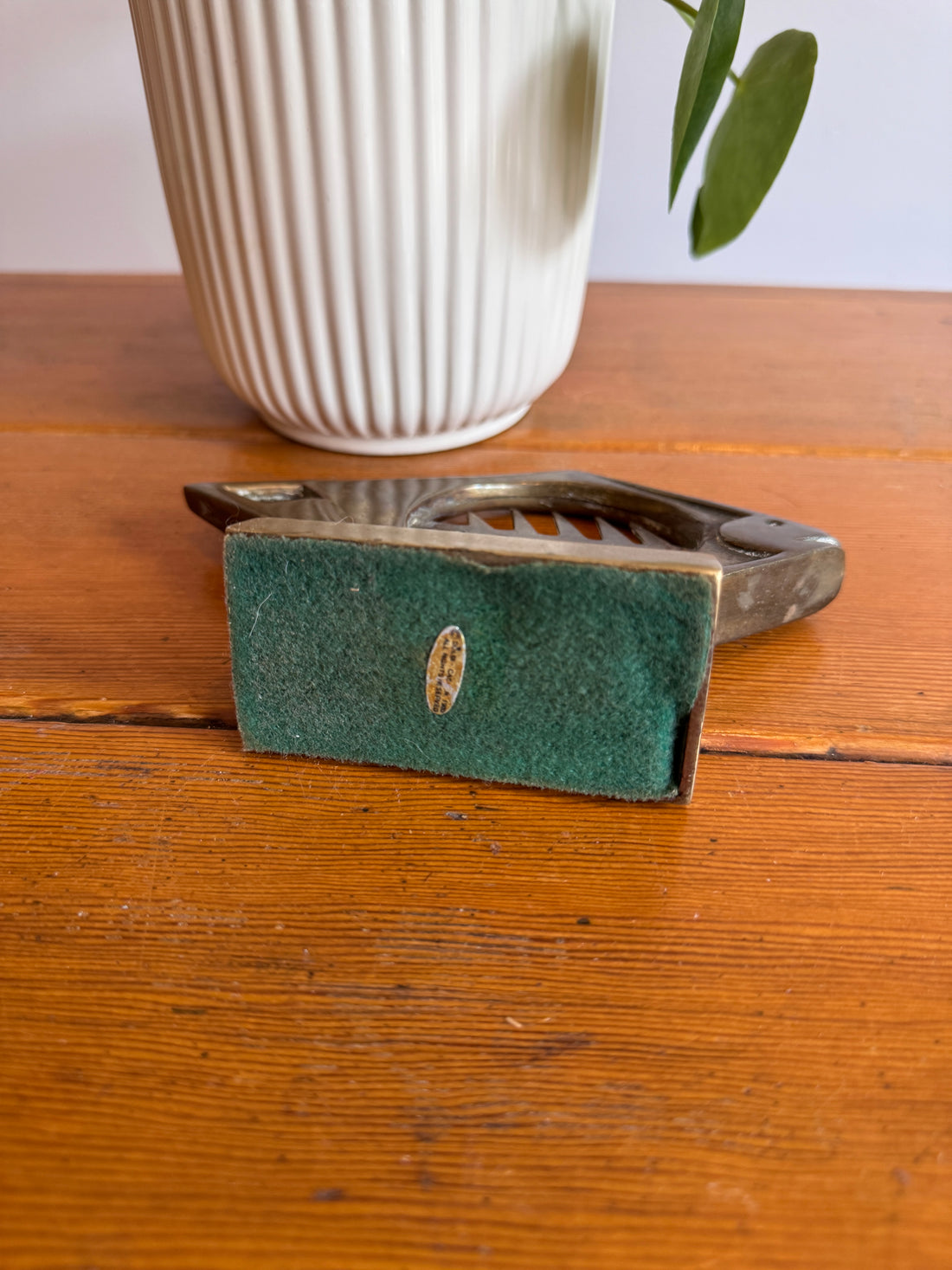 Dolbi Metal Fish Bone Metal Sculpture 1980 Figure Statue Vintage