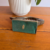 Dolbi Metal Fish Bone Metal Sculpture 1980 Figure Statue Vintage