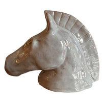 Ceramic Horse Head Sculpture 1938 Studio Pottery Figure