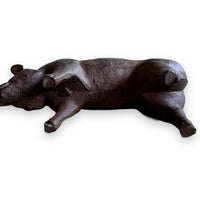 Iron Pig Door Stop