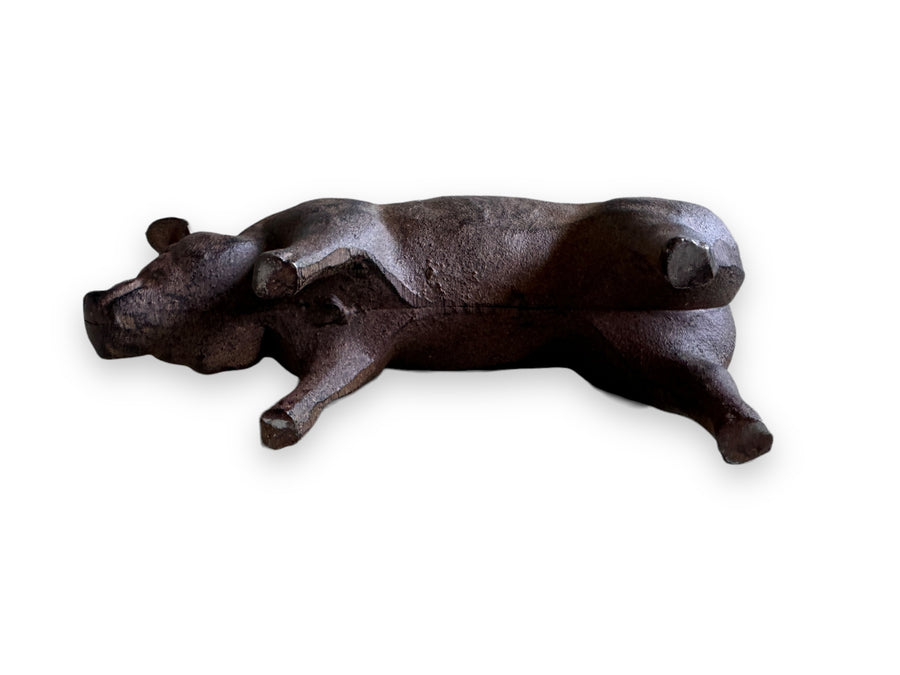 Iron Pig Door Stop