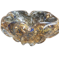 Murano Crystal Glass Ashtray Dish