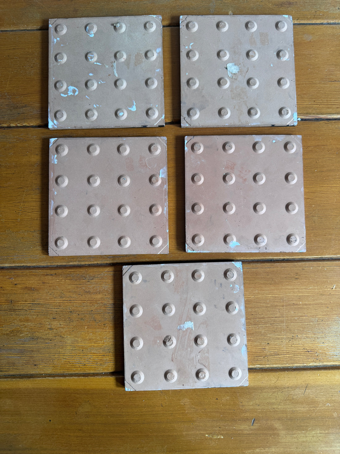 Giovanni DeSimone Ceramic Tiles Hand Painted Vintage 1960's Wall Art