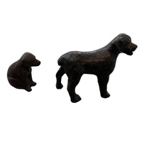 Solid Metal Dog Statue