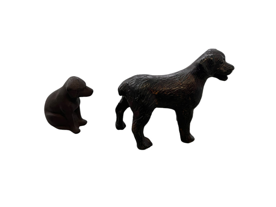 Solid Metal Dog Statue