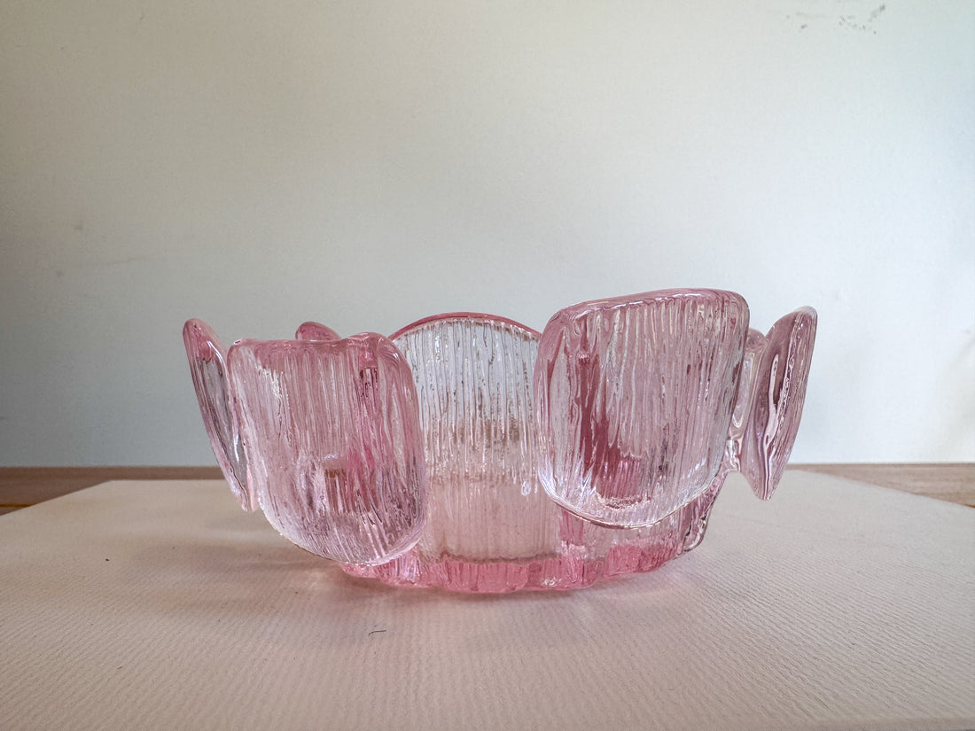 Viking Glass Pink Bowl