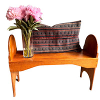 Vintage Wood Stool Bench