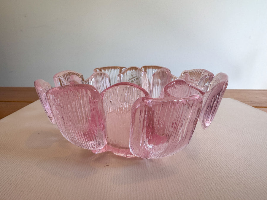 Viking Glass Pink Bowl