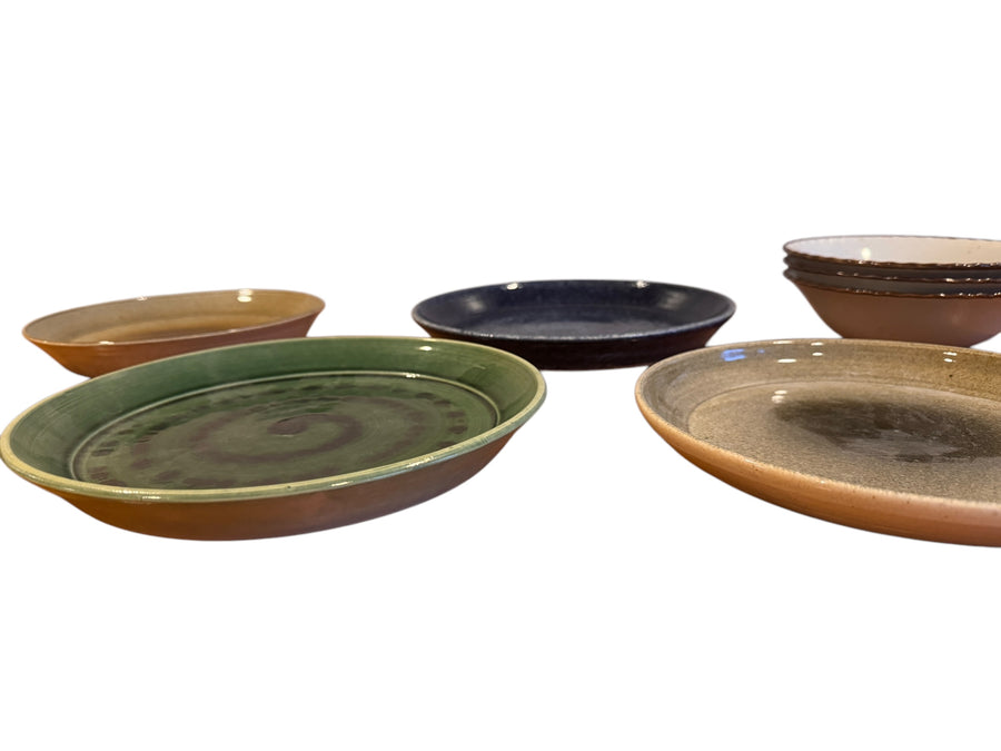 CC Studio Pottery Serving Dishes Midcentury Japanese Bowls