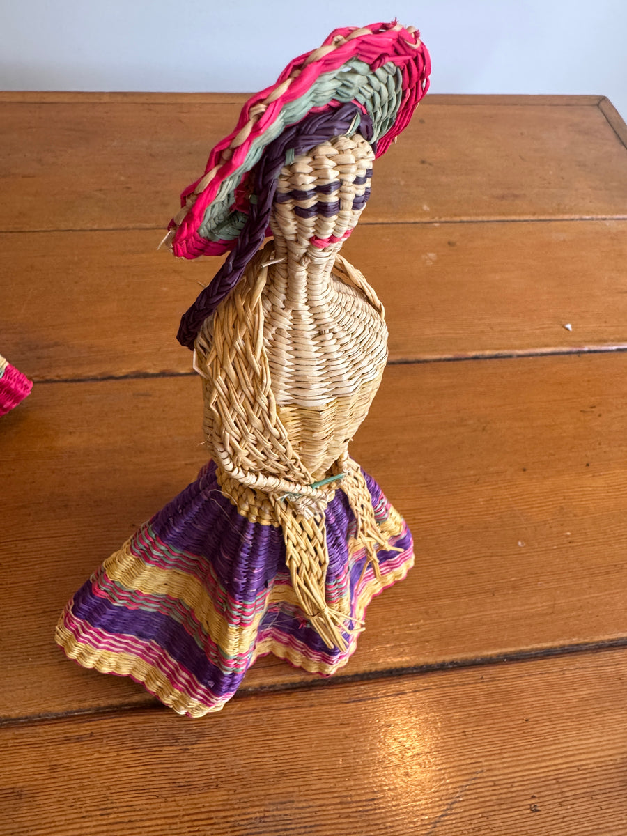 Woven Native Dolls Hand Made Toy