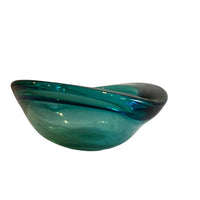 Murano Style Crystal Glass Ashtray Dish