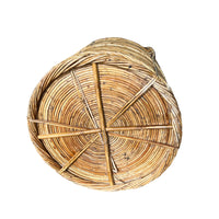 Bamboo Vintage Storage Basket with Handle