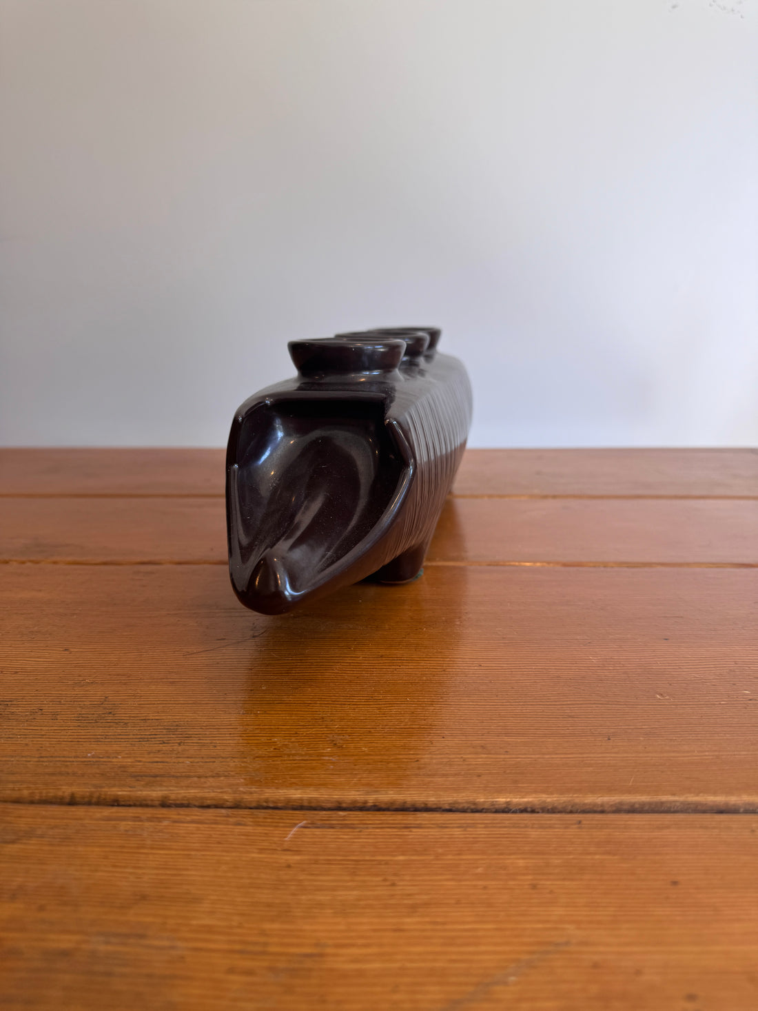 Rare Redwing Ceramic Pig Candle Holder