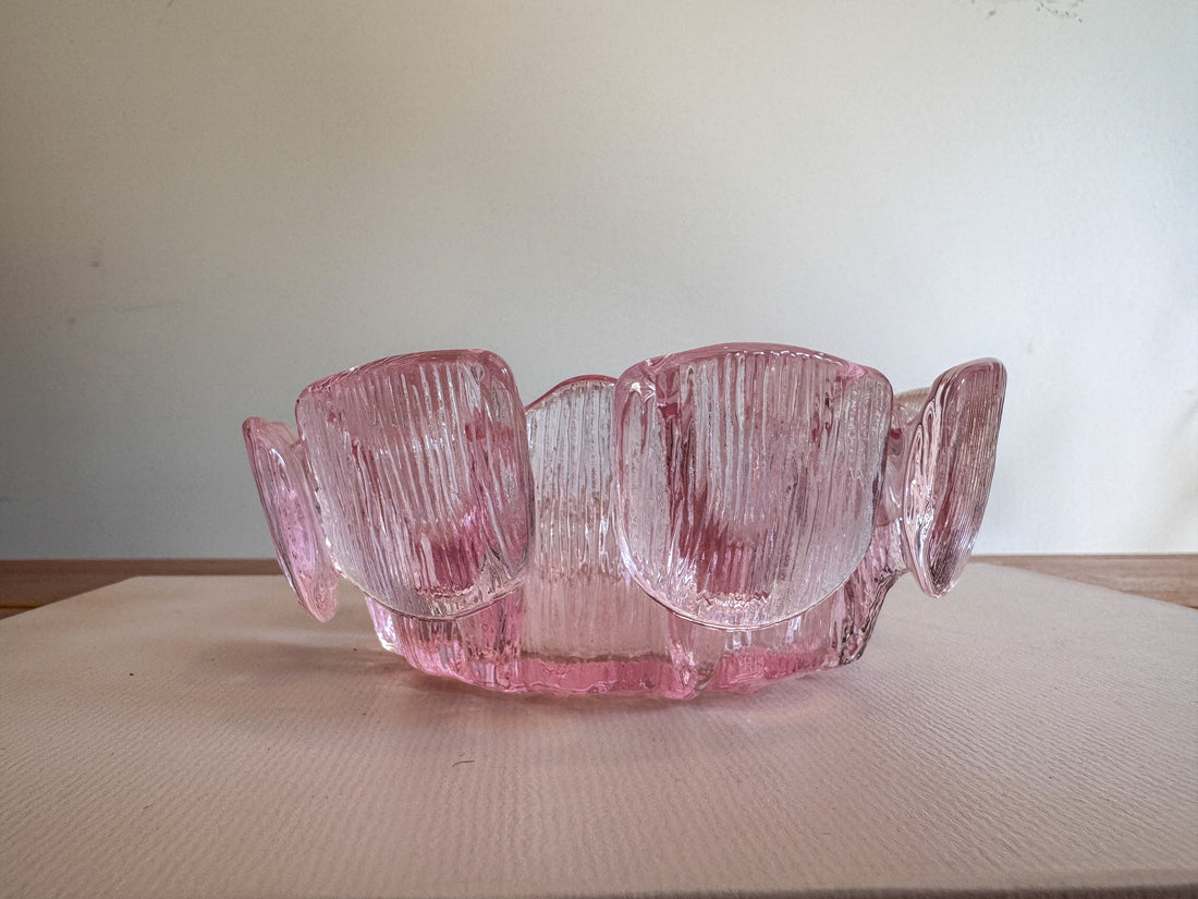 Viking Glass Pink Bowl