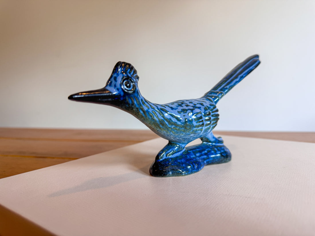 Howard Pierce Ceramic Roadrunner Sculpture