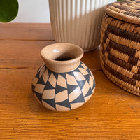 Native Basket and Clay Pot Ceramic Vase Sold Separately