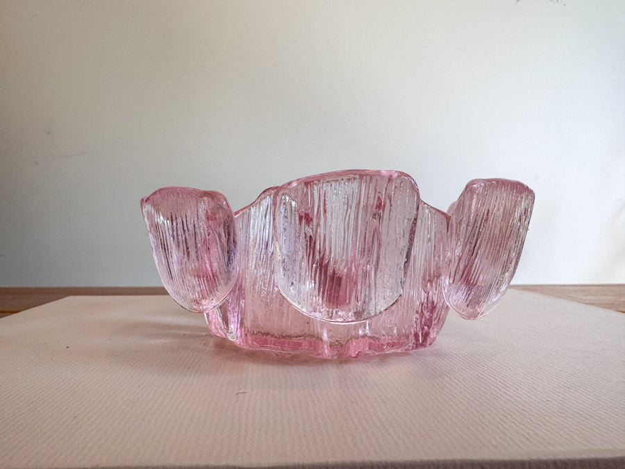 Viking Glass Pink Bowl