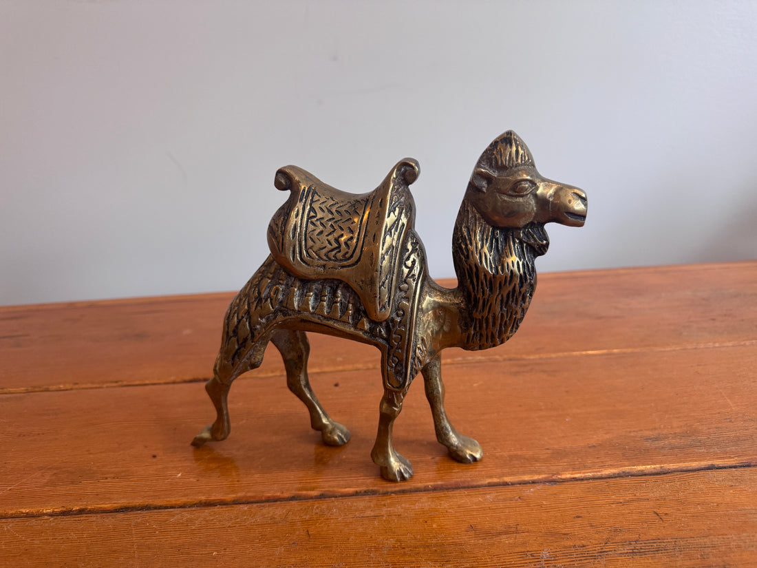 Etched Brass Camel Figures Vintage (Sold Separately)