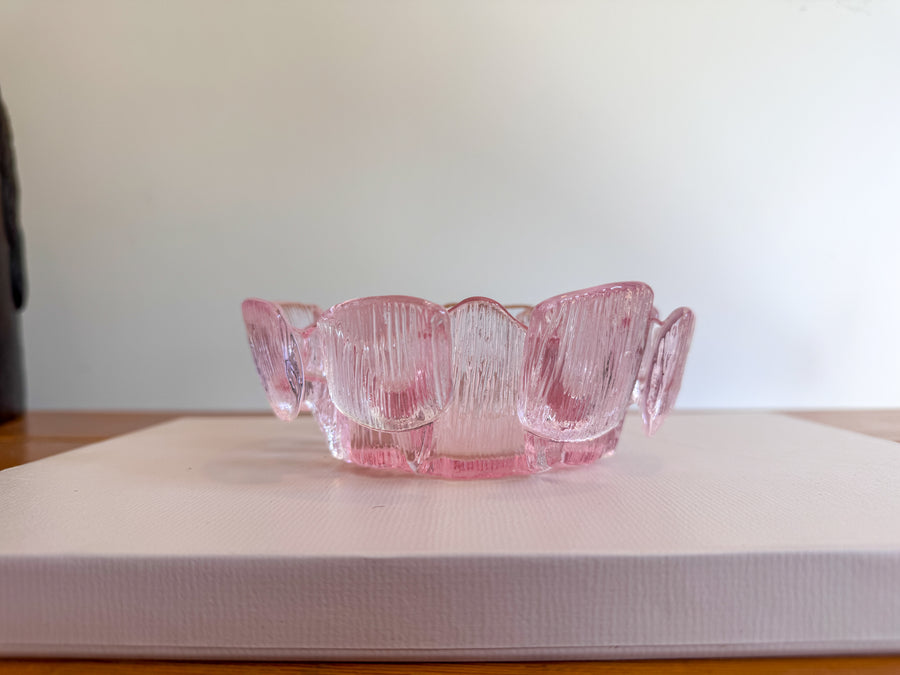 Viking Glass Pink Bowl