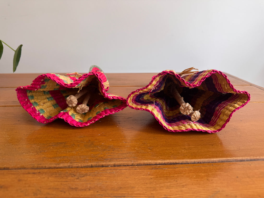 Woven Native Dolls Hand Made Toy