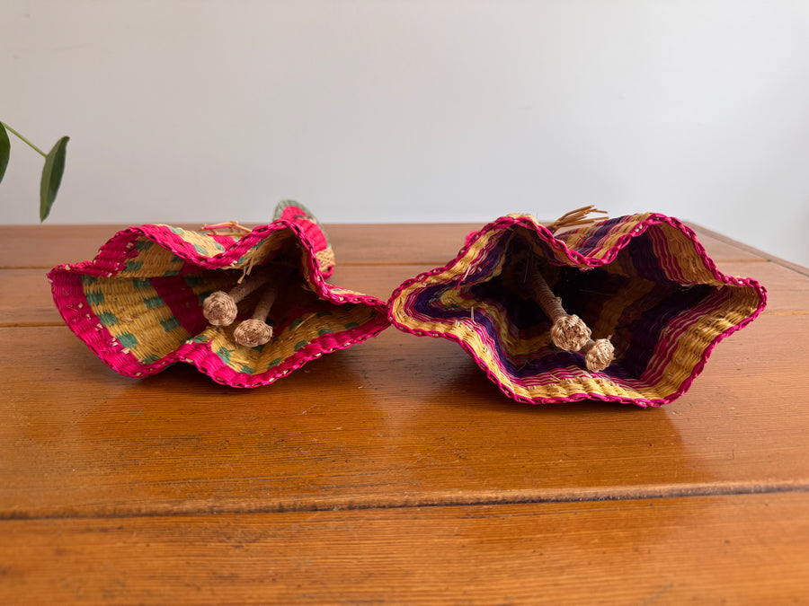 Woven Native Dolls Hand Made Toy
