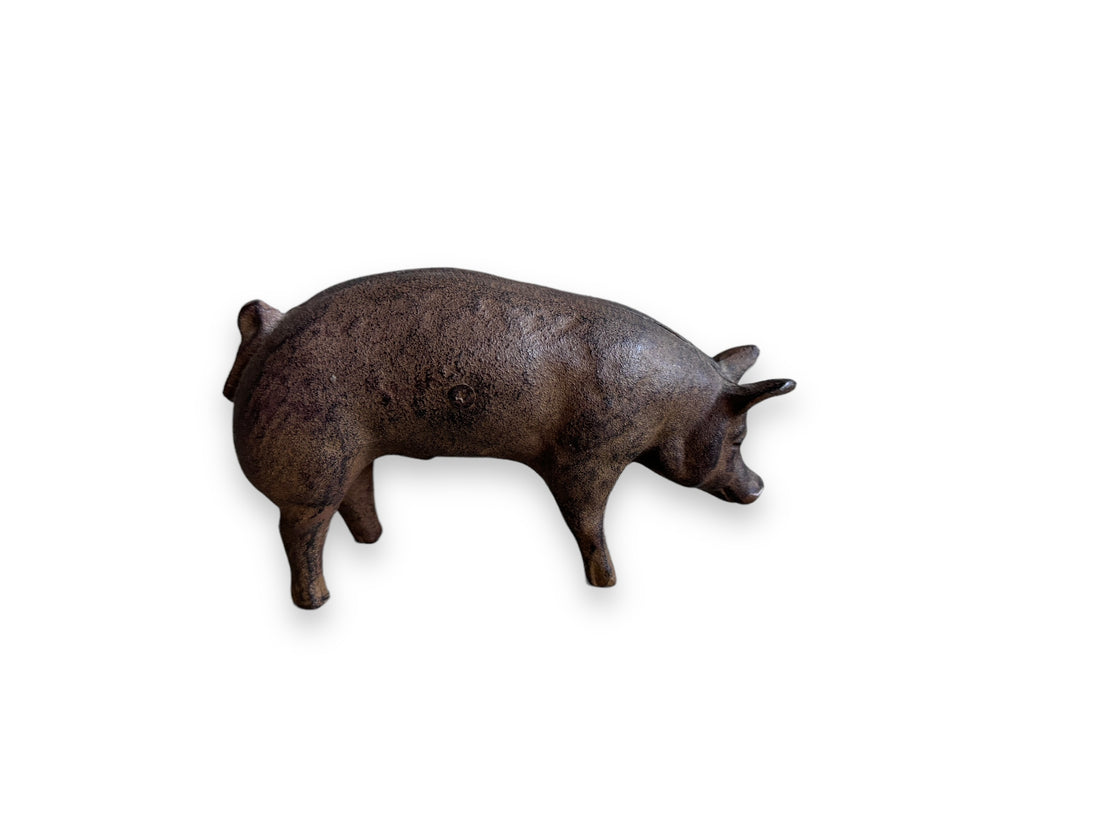 Iron Pig Door Stop