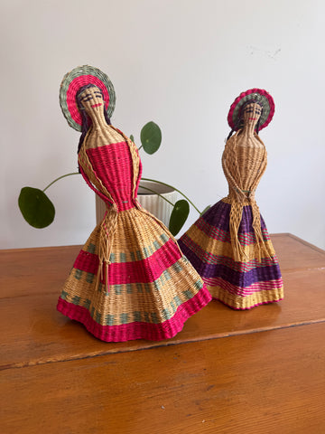 Woven Native Dolls Hand Made Toy