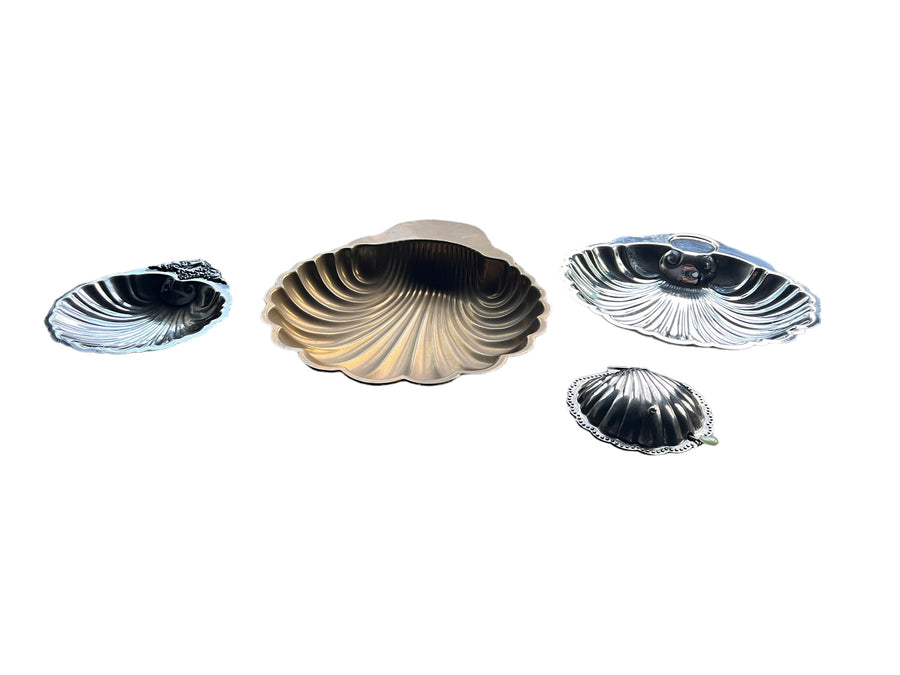 Metal Shell Bowls Dishes (Sold Separately)