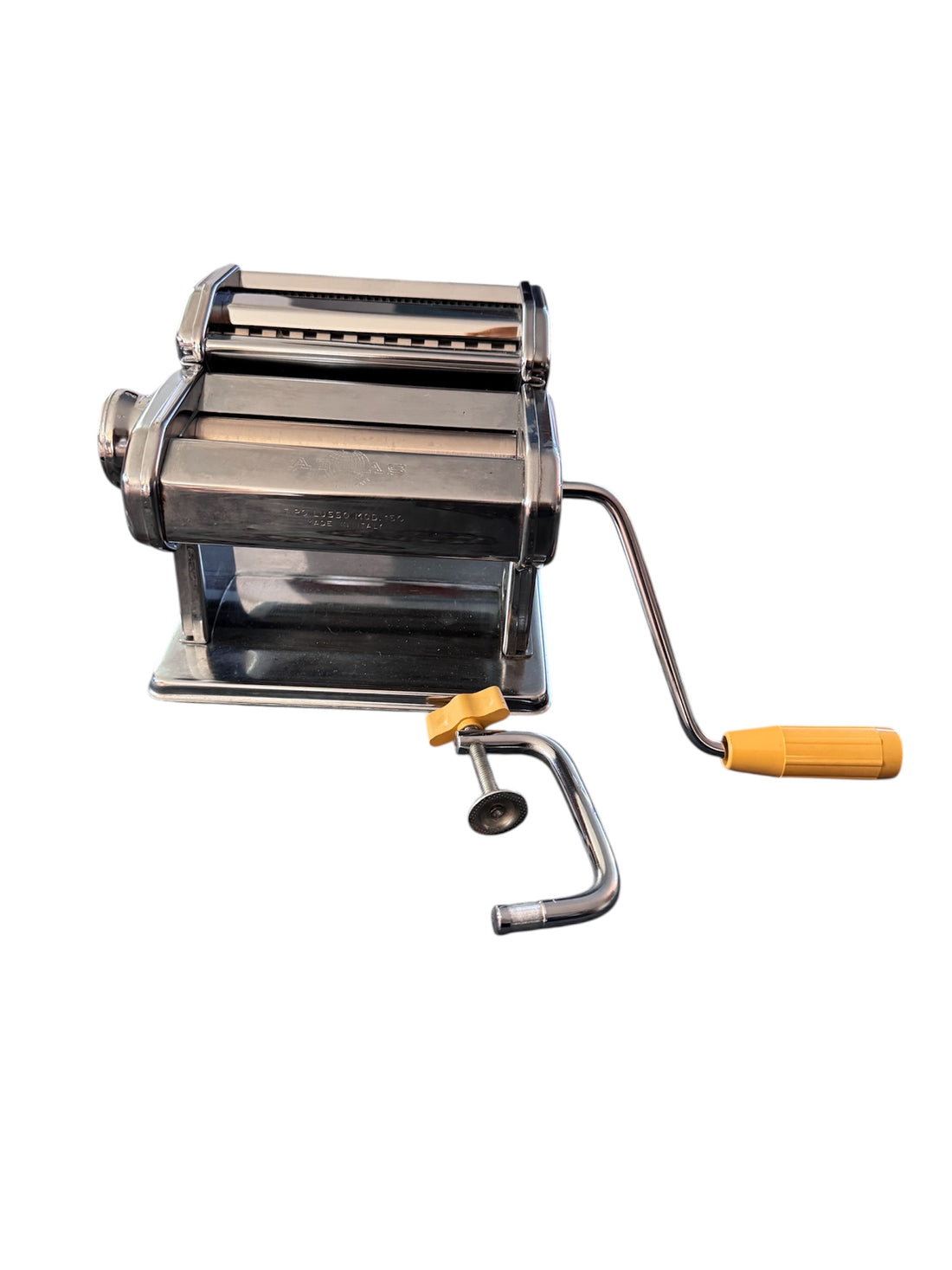 Marcato Atlas Counter Top Pasta Maker with Attachment and Clamp Kitchen Cooking Utensil 