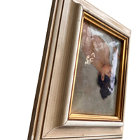 Framed European Print Portrait Nude