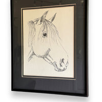 Ink Portrait of a Horse - WA Local Artist