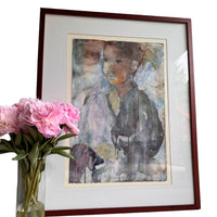 Watercolor Painting Portrait of a Woman - WA Local Artist