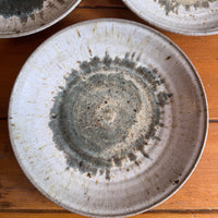 Ceramic Dinner Plates Studio Pottery Vintage 