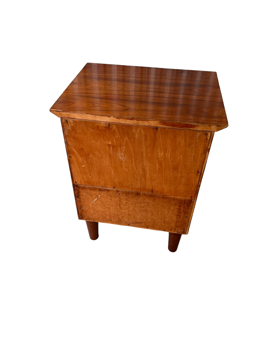 Midcentury Wood Bedside Table Nightstand