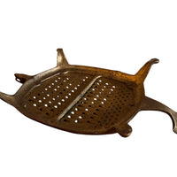 Brass Turtle Grater Kitchen Utensil Food Processor