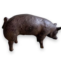 Iron Pig Door Stop